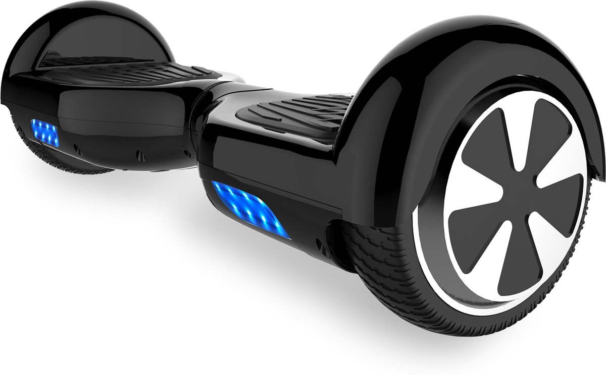 Tailwind Self Balancing Smart Hoverboard Balance Scooter 6.5 inch/ V.5 Bluetooth speakers/ LED Verlichting /speciaal ontwerp - Zwart