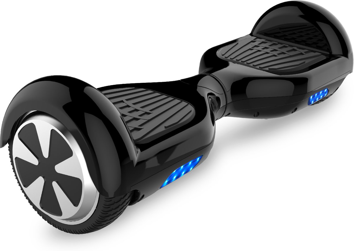 Tailwind Self Balancing Smart Hoverboard Balance Scooter 6.5 inch/ V.5 Bluetooth speakers/ LED Verlichting /speciaal ontwerp - Zwart