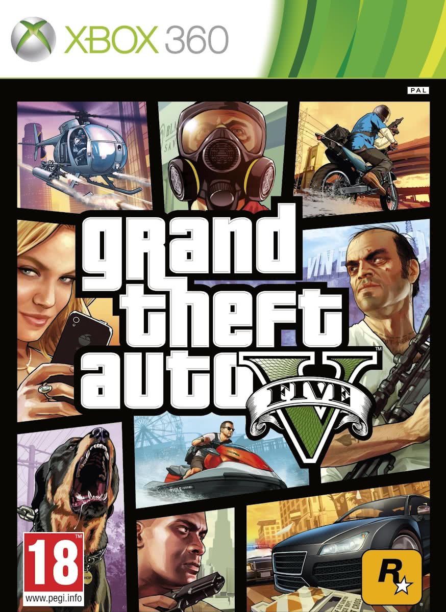 Grand Theft Auto V (GTA V) - Xbox 360