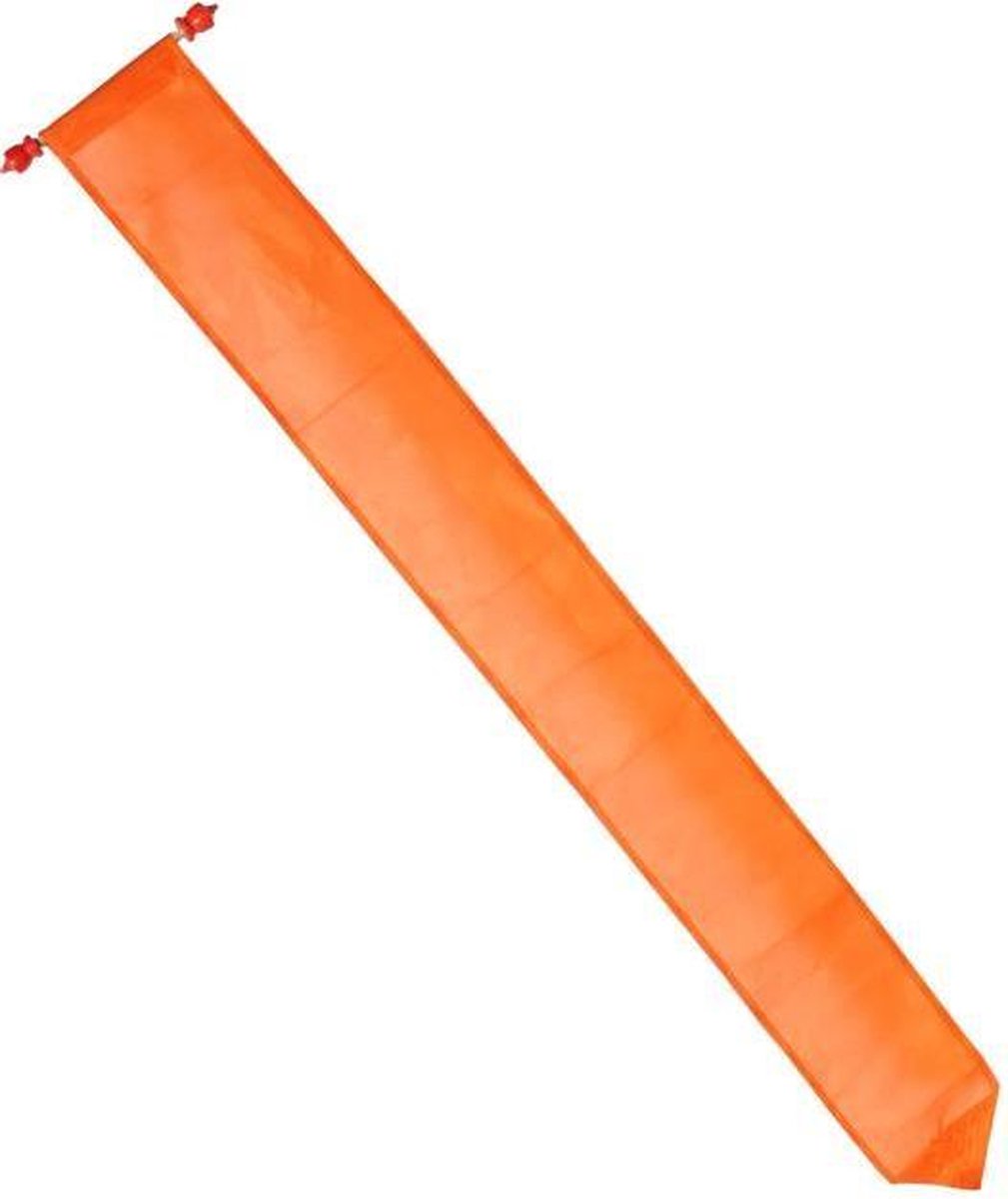 Wimpel oranje 200cm x 20cm