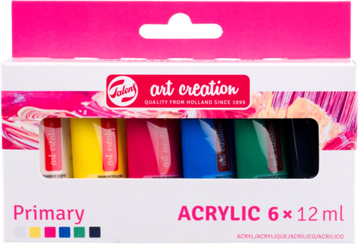 Talens Art Creation Acrylic Set Primary 6x12 ml