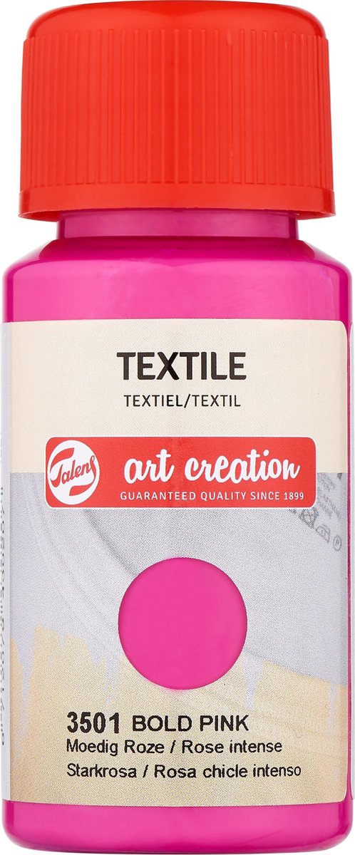 Talens Art Creation Textiel Color 50 ml 3501 Moedig roze