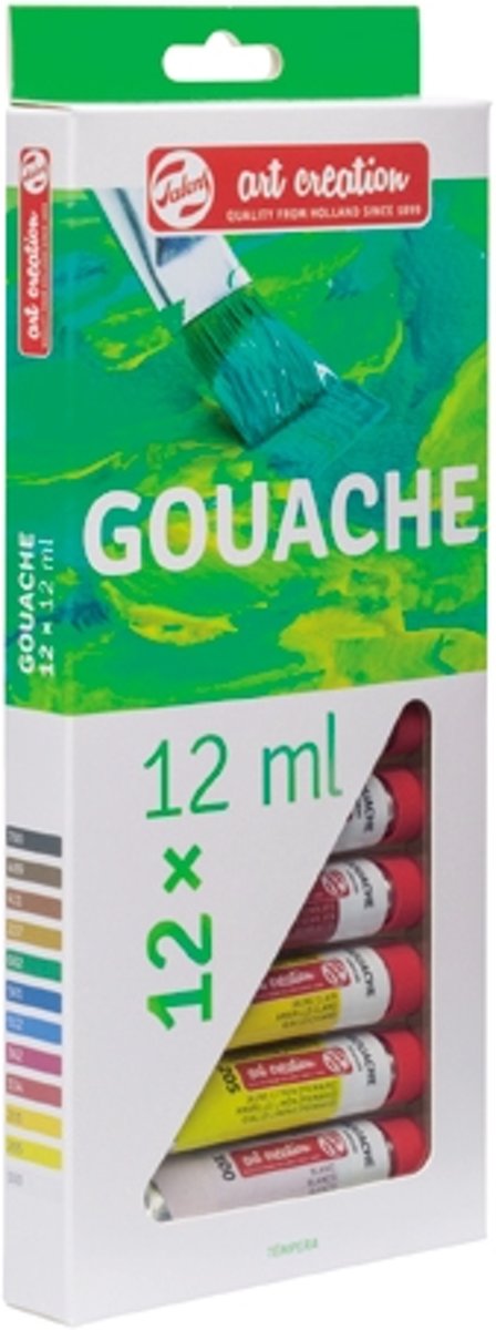 Talens Art Creation gouache 12 tubes 12ml