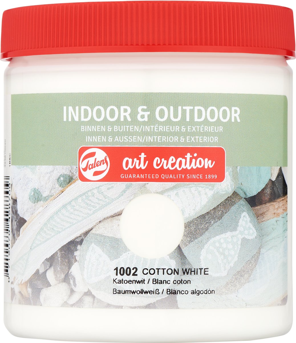   indoor & outdoor verf 250ml - Katoenwit