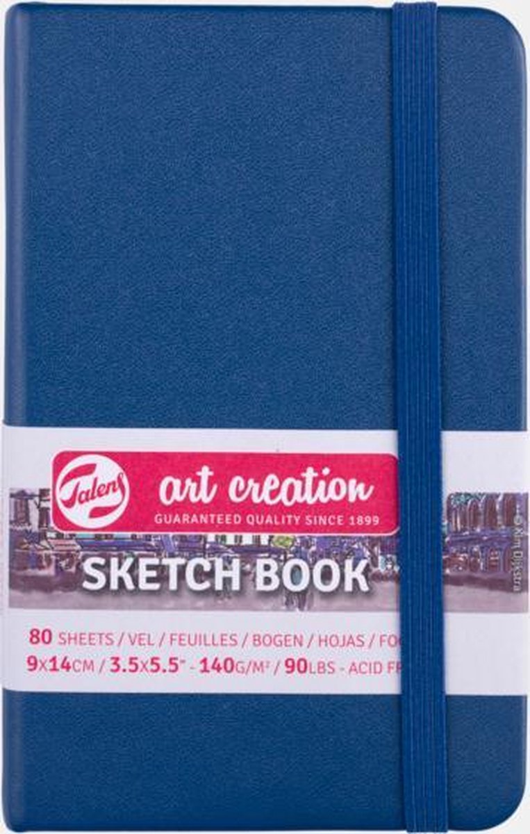 Talens Art Creation schetsblok 9x14cm - 80 vellen - blauw