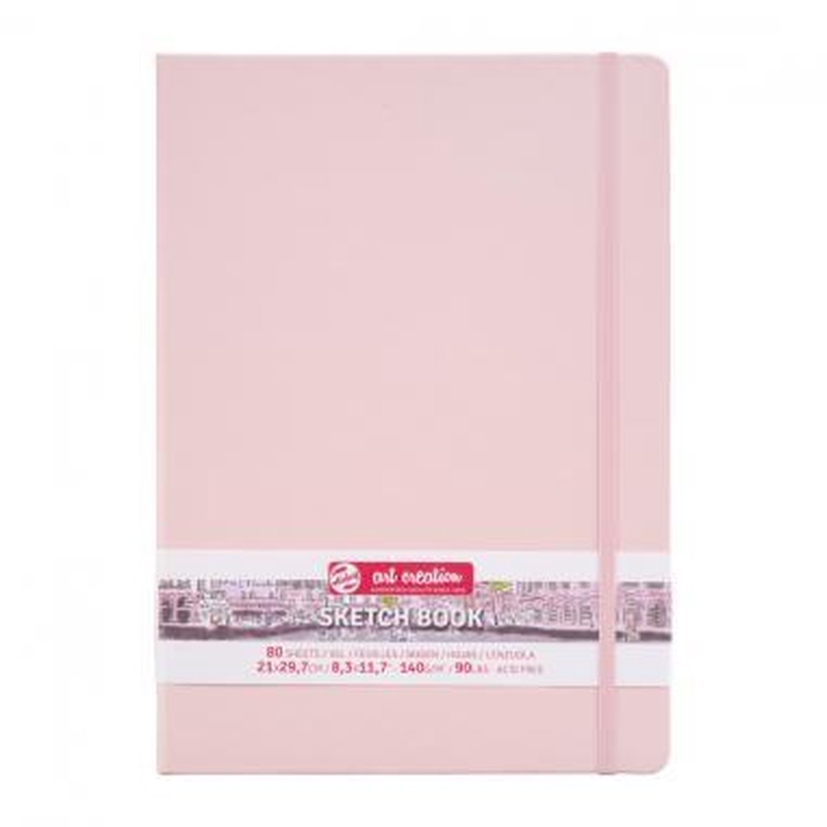 Talens Art Creation schetsboek Pastel Pink 21X29,7 140 gr