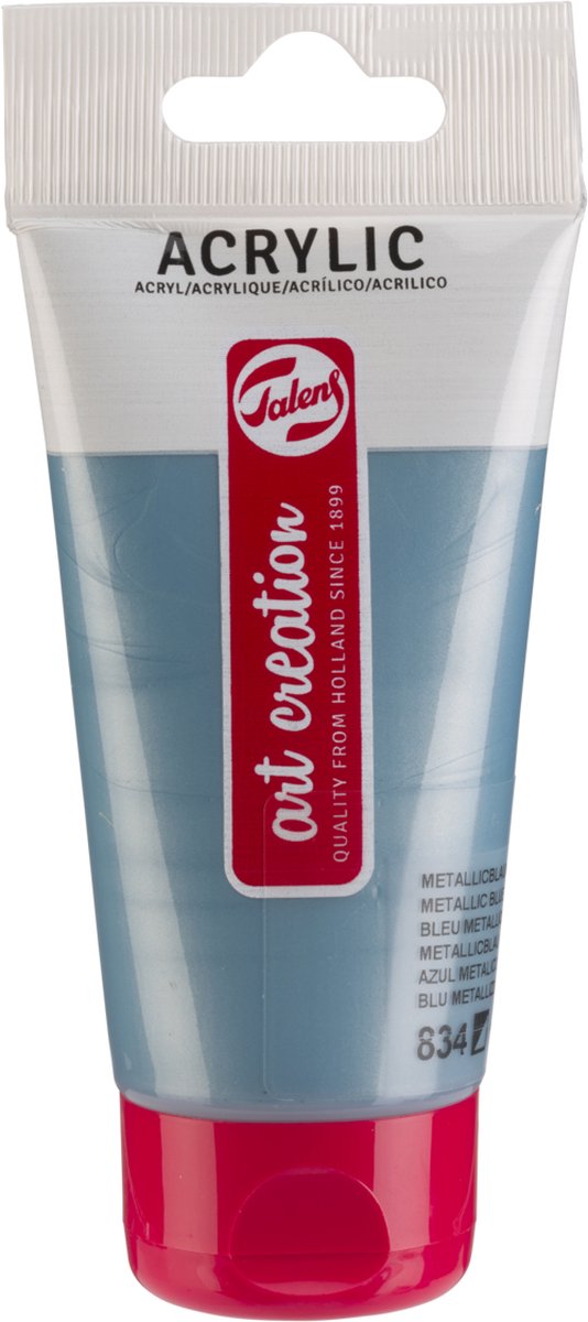 Talens acrylverf ArtCreation Tube 75 ml Metallicblauw (834)