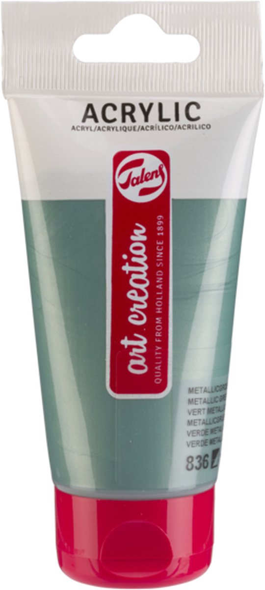 Talens art creation arcylverf tube 75ml metallicgroen (836)