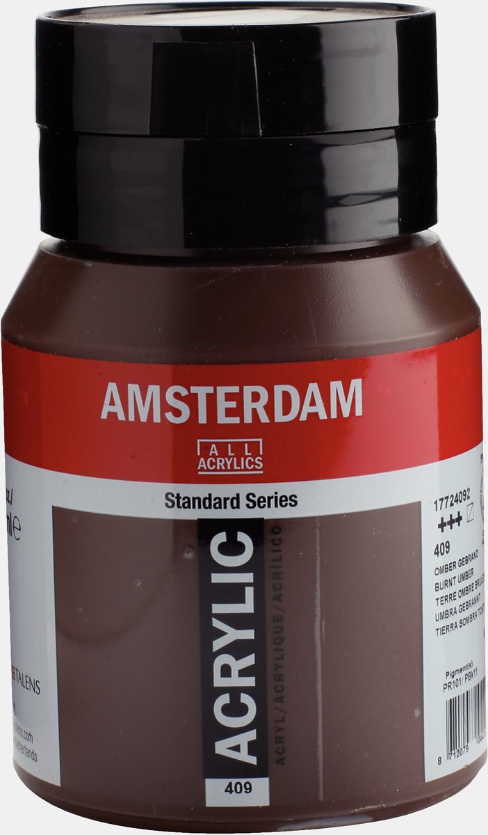 Amsterdam Acrylverf 500 ml Burnt Umber