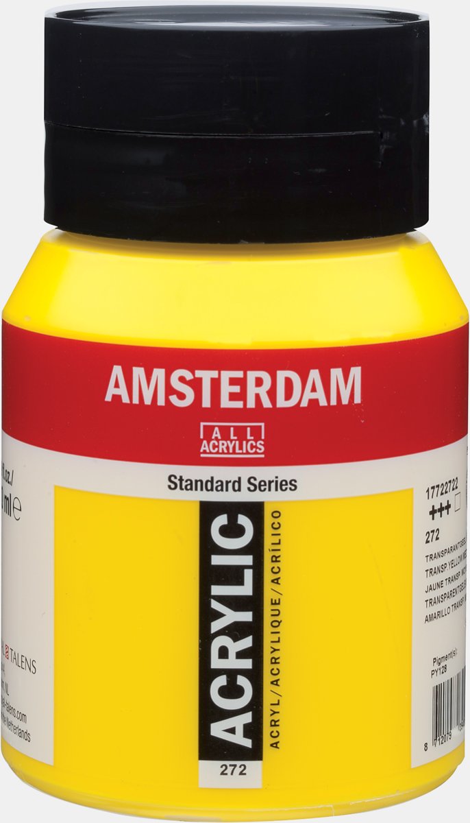 Amsterdam Acrylverf 500 ml Transp. Yellow Middle