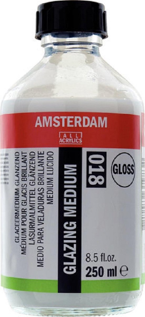 Amsterdam Glaceermedium Glanzend 018 Fles 250 ml