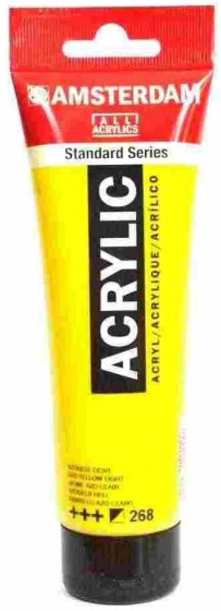 Amsterdam acryl 268 azogeel licht 250 ml.