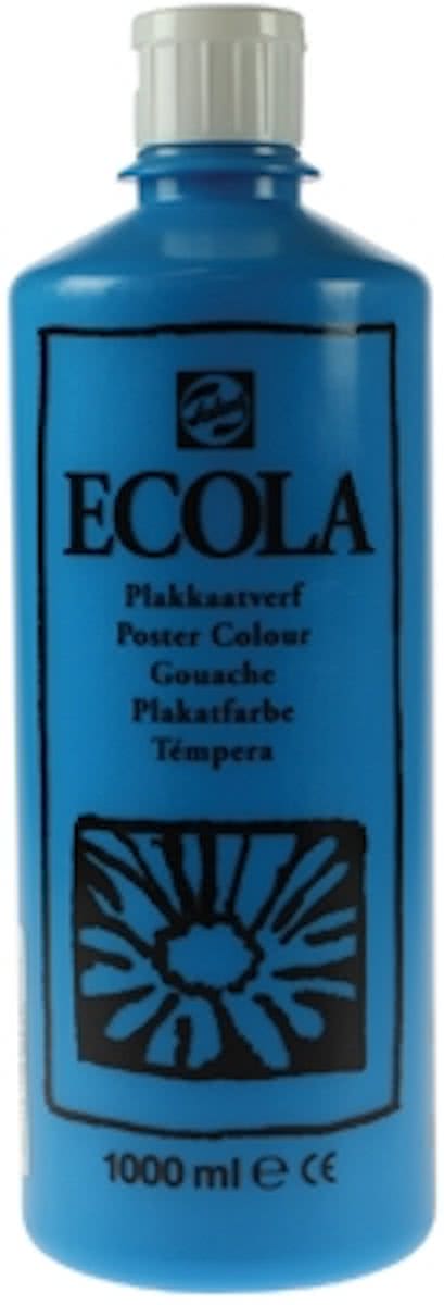 Plakkaatverf Ecola 1l, lichtblauw