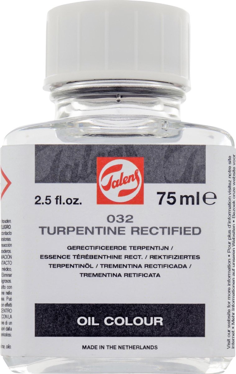   Gerectificeerd Terpentijn 032 Fles 75 ml