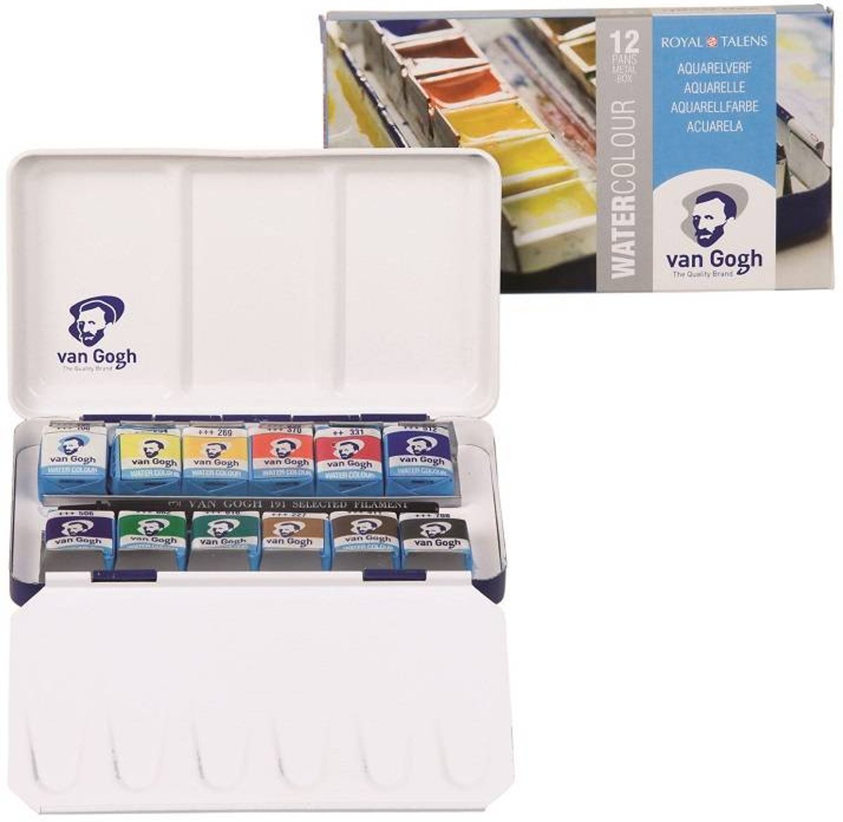 Talens Gogh aquarelset 12nap M8612