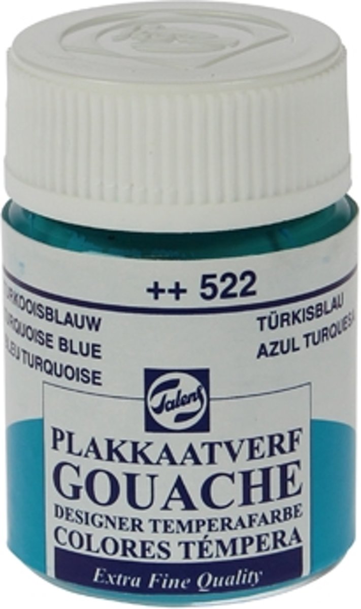 Talens Plakkaatverf Extra Fijn turkooisblauw