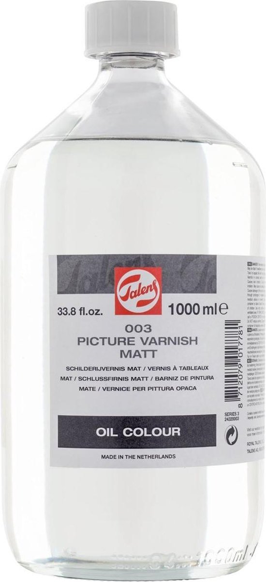   Schildersvernis mat voor Olieverf 1000mL 003