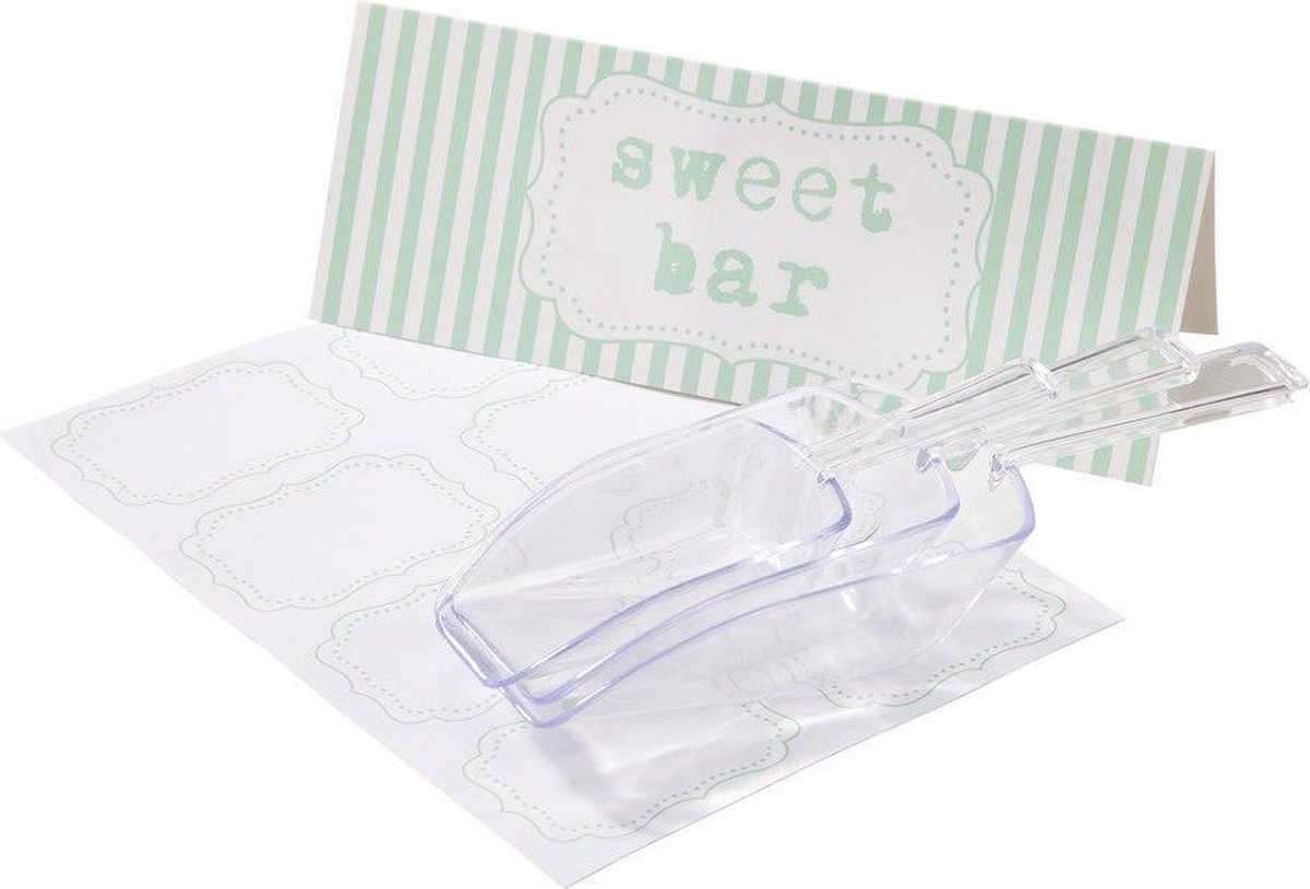 Talking Tables - Sweet Scoop Set - Mintgroen