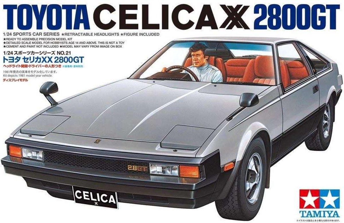 1:24 Tamiya 24021 Toyota Celica XX 2800GT Plastic kit