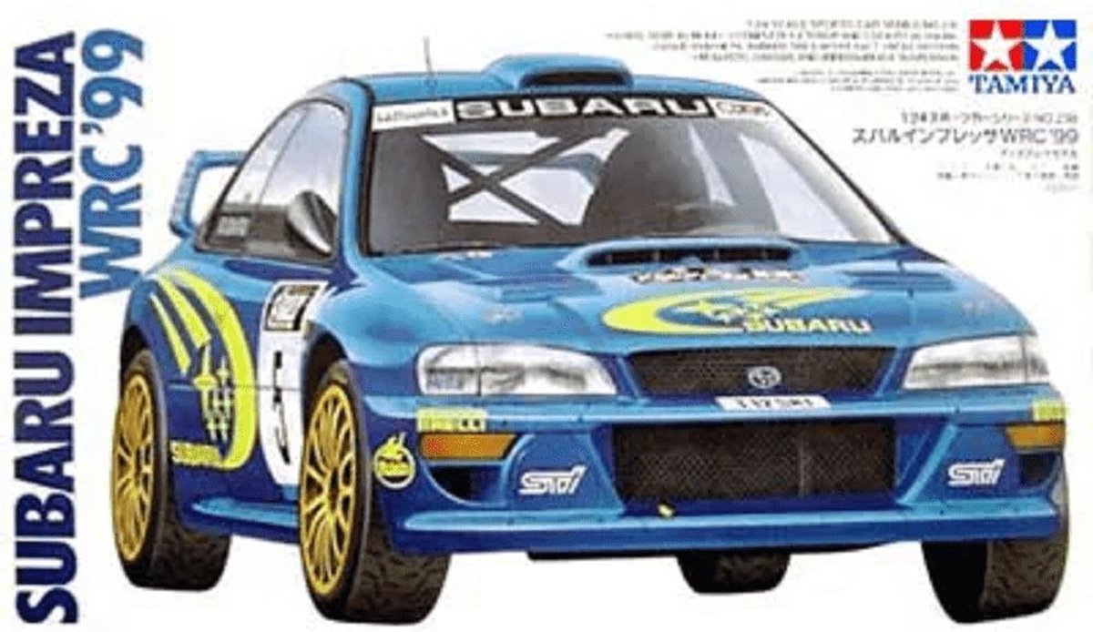 1:24 Tamiya 24218 Subaru Impreza WRC 99 Plastic kit