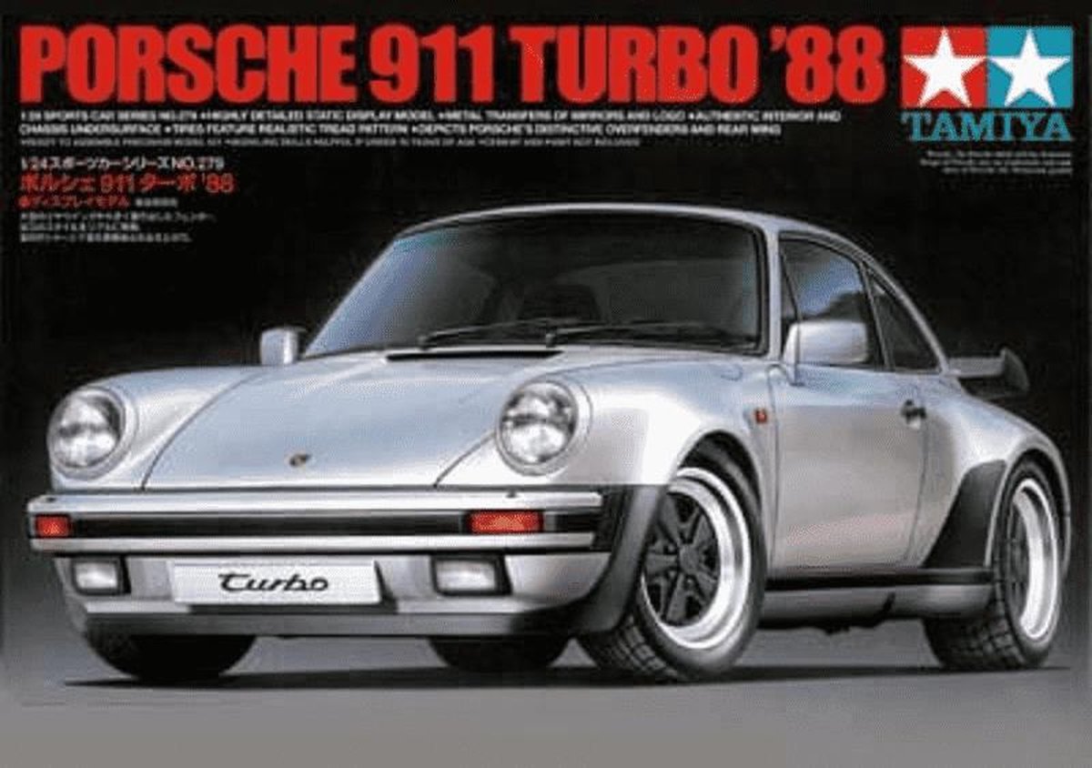 1:24 Tamiya 24279 Porsche Turbo 1988 Roadversion Plastic kit