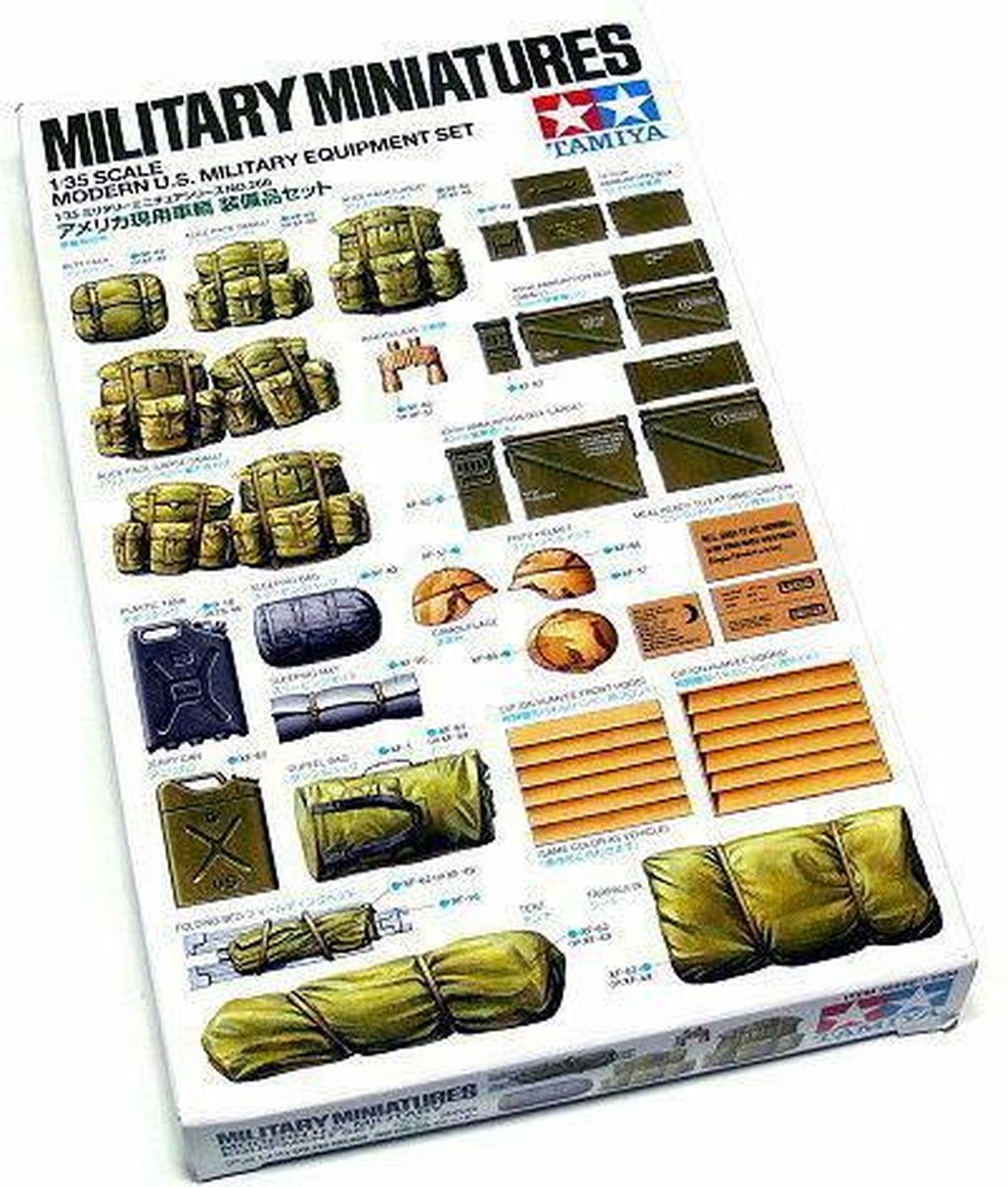 1:35 Tamiya 35266 Diorama-Set US Military Equipment Modern