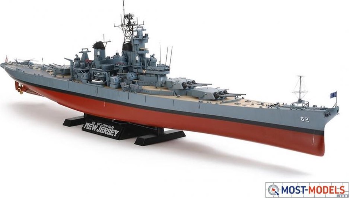 1:350 Tamiya 70828 US Battleship New Jersey BB-62