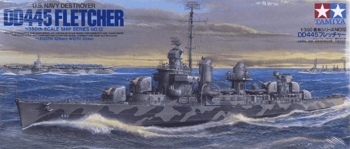 1:350 Tamiya 78012 U.S. Navy DD445 Fletcher Plastic kit