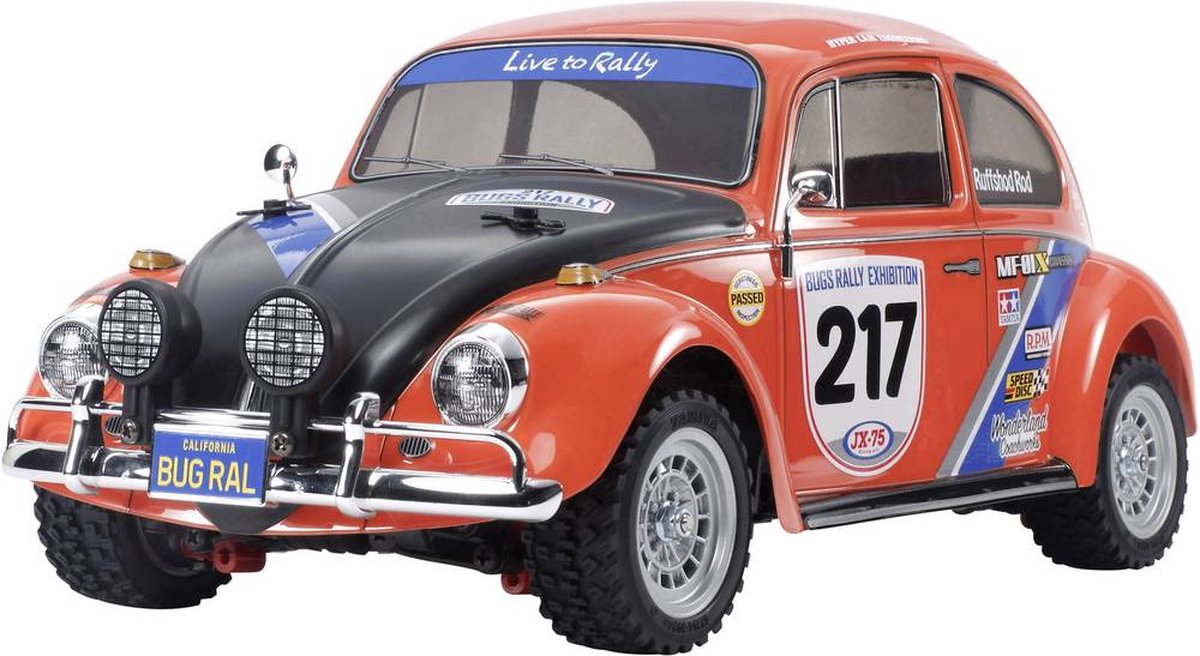 RC auto 58650 1/10 RC Volkwagen Beetler Rally 4WD MF-01X