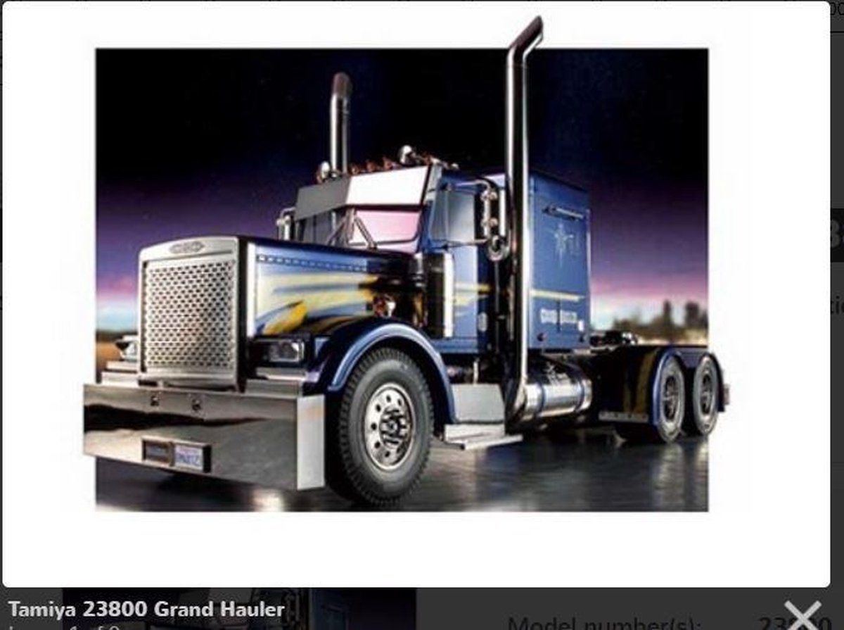   23800 1/14 RC XB Grand Hauler Metallic Blue Full Opt.