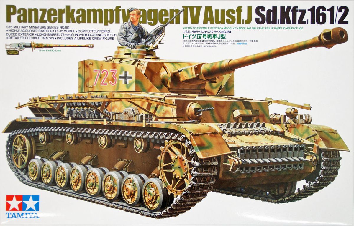 Tamiya 35181 modelbouwkit 1:35 Panzerkampfwagen IV Ausf.J Sd.Kfz.161/2