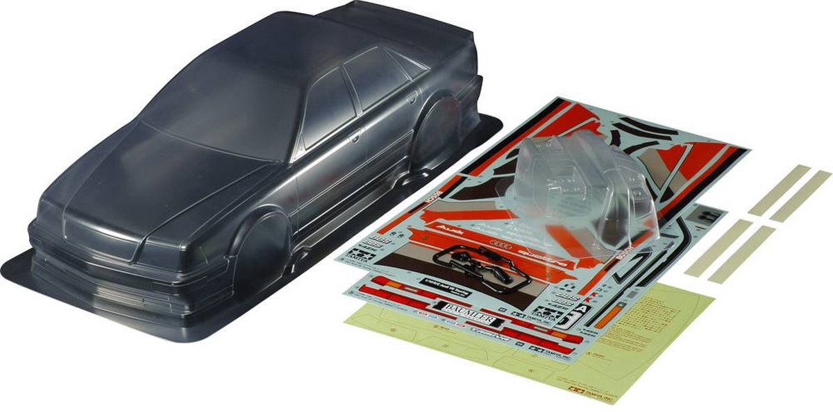 Tamiya 51653 1:10 Body Audi V8 Tourenwagen Ongeverfd