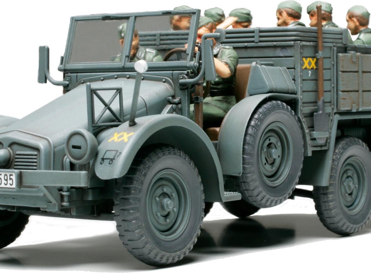 Tamiya 6x4 Truck Krupp Protze (Kfz.70) + Tamiya lijm