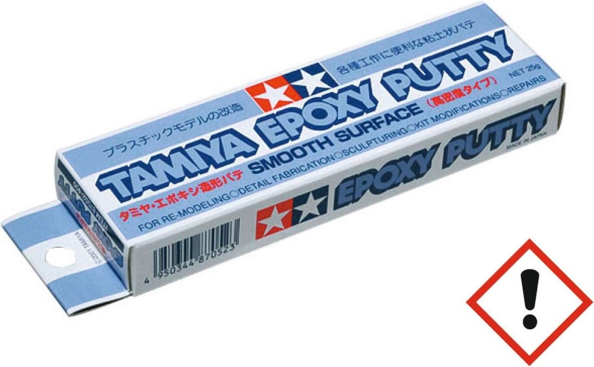 Tamiya 87052 Epoxy Putty Smooth Surface 25g 2Comp. Filler