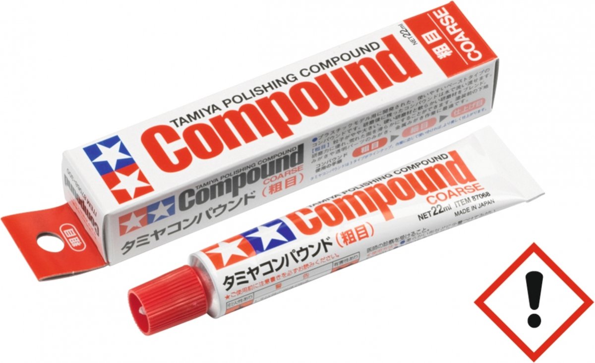 Tamiya 87068 Polishing Compound (Course) 22ml Polijstmiddel