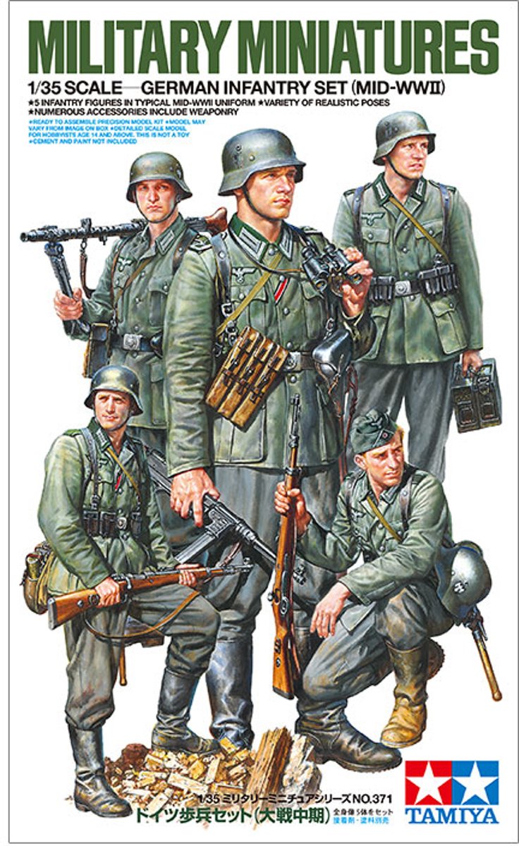 Tamiya German Infantry Set (MID-WWII)