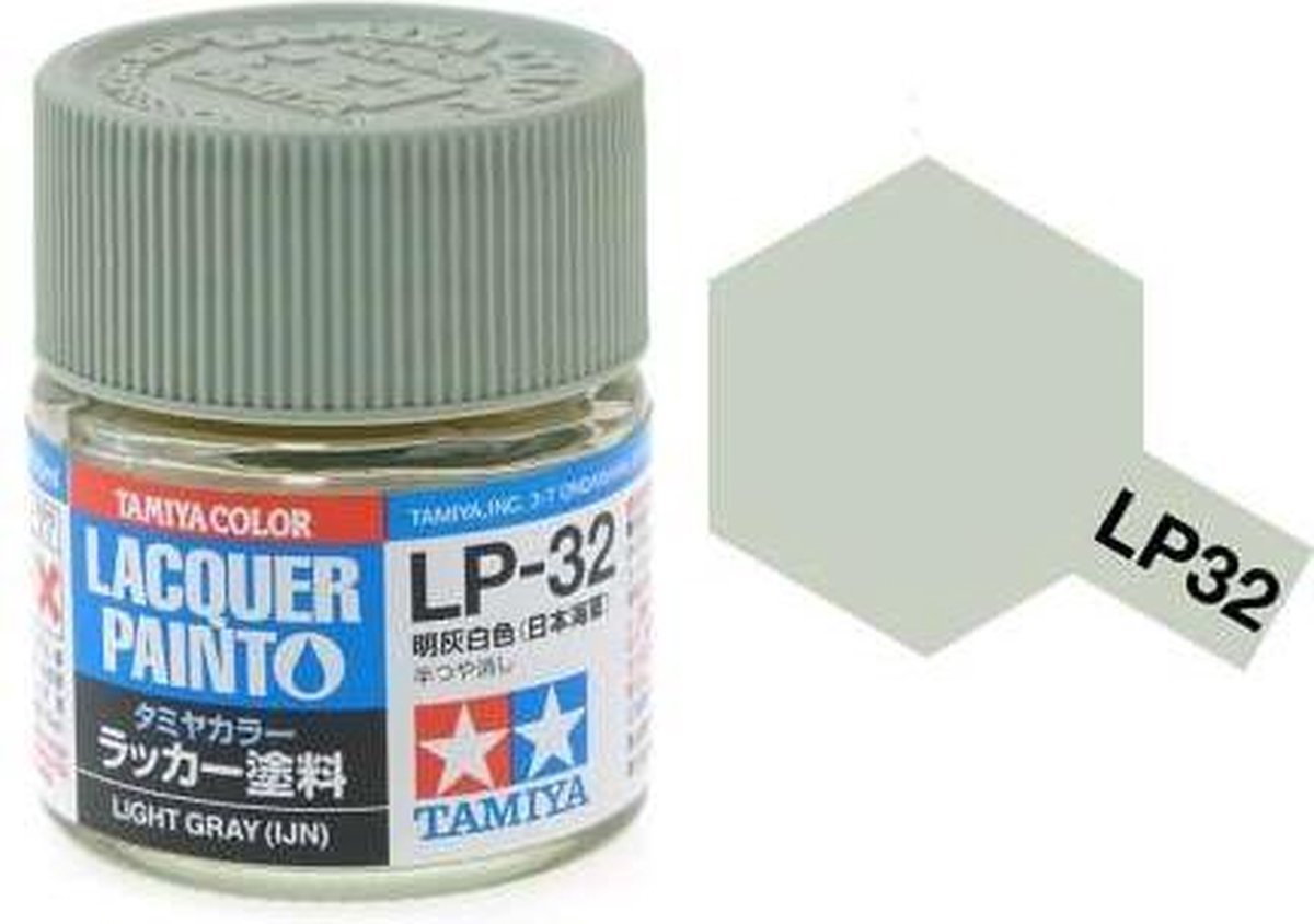 Tamiya LP-32 Light Grey IJN - Matt - Lacquer Paint - 10ml Verf potje