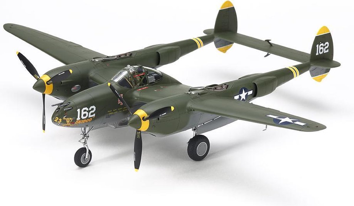 Tamiya Lockheed P-38 H Lightning (Special Edition) + Tamiya lijm