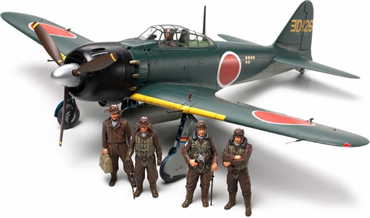 Tamiya Mitsubishi A6M5/5a Zero Fighter (Zeke) + Ammo by Mig lijm