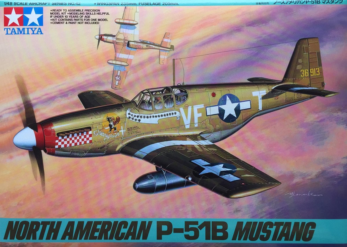 Tamiya North American P-51B Mustang™ + Tamiya lijm