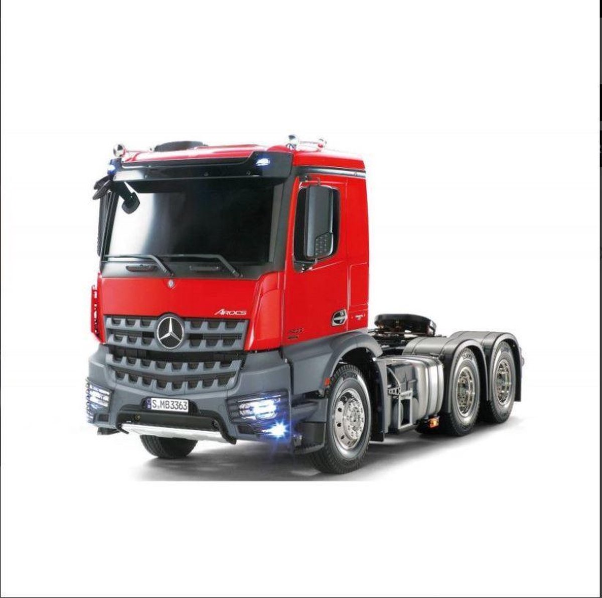   RC vrachtwagen XB MB Actros 3363 Full Option finished RTR 1:14 Rood