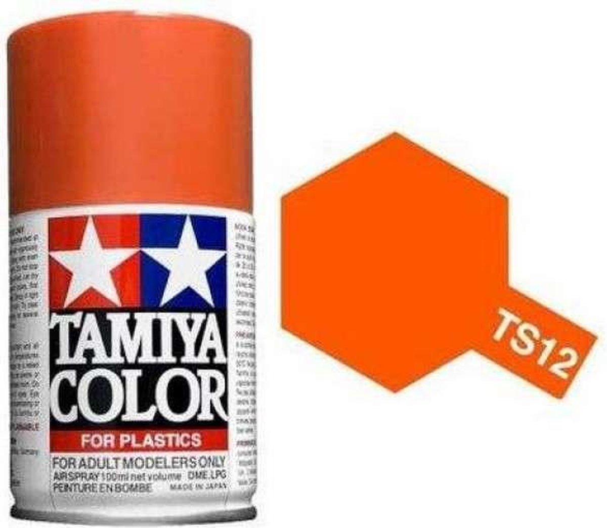 Tamiya TS-12 Orange - Gloss - Acryl Spray - 100ml Verf spuitbus