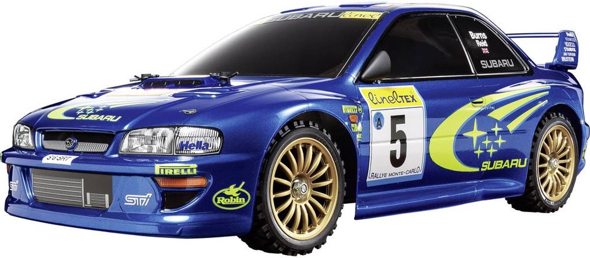 Tamiya TT-02 Subaru Impreza Monte Carlo 1999 Brushed 1:10 RC auto Elektro Straatmodel 4WD Bouwpakket