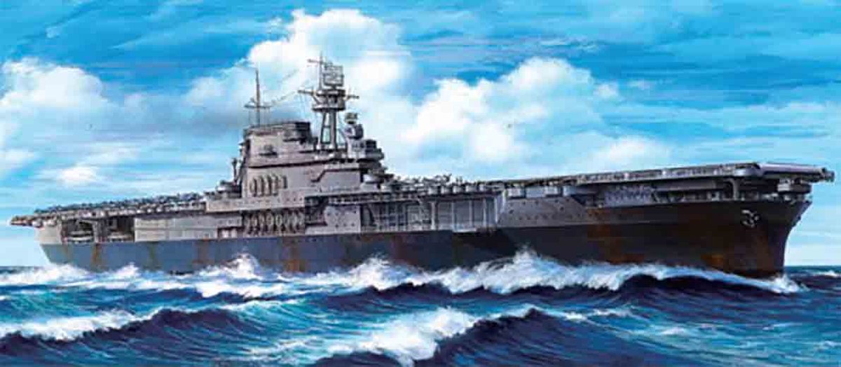 Tamiya U.S. Aircraft Carrier Yorktown (CV-5) + Ammo by Mig lijm