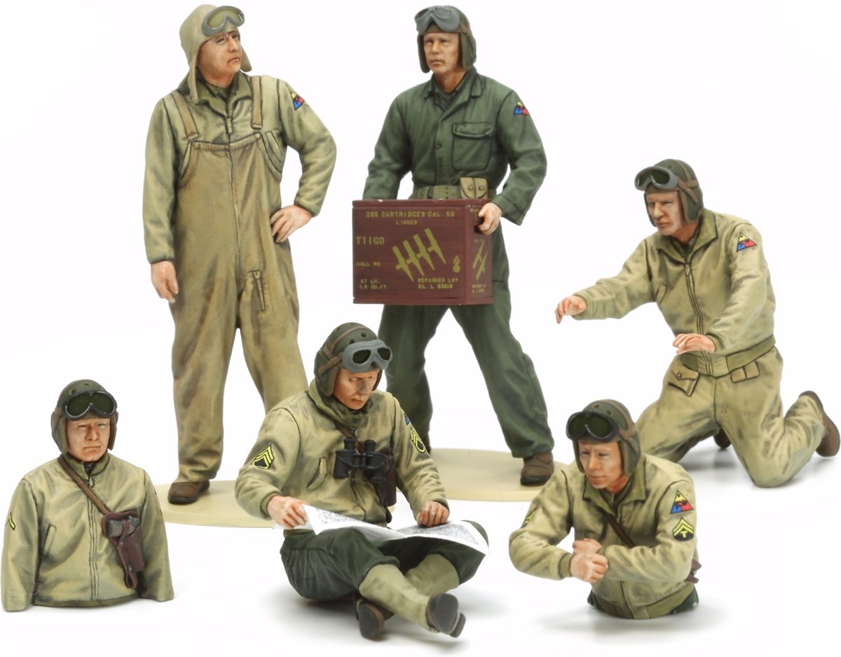 Tamiya US Tank Crew Set European Theater