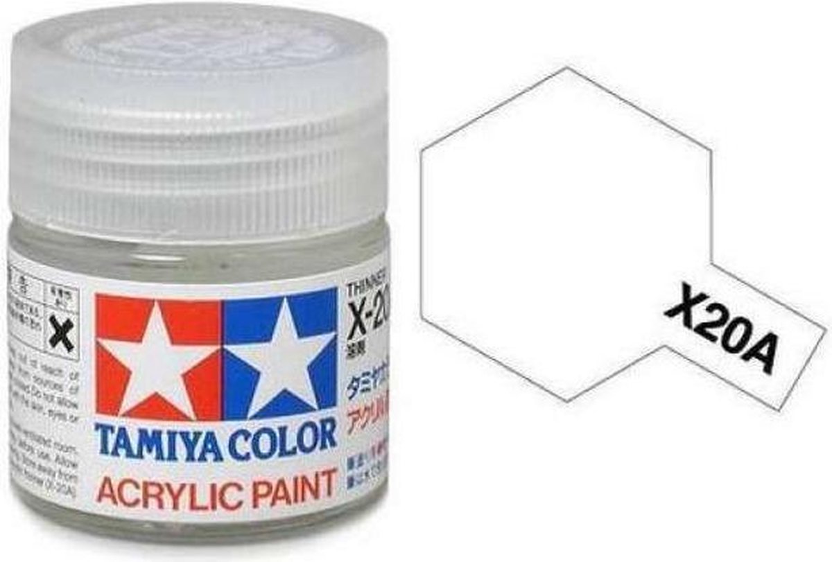 Tamiya X-20A Thinner for Acryl - 23ml Verdunner