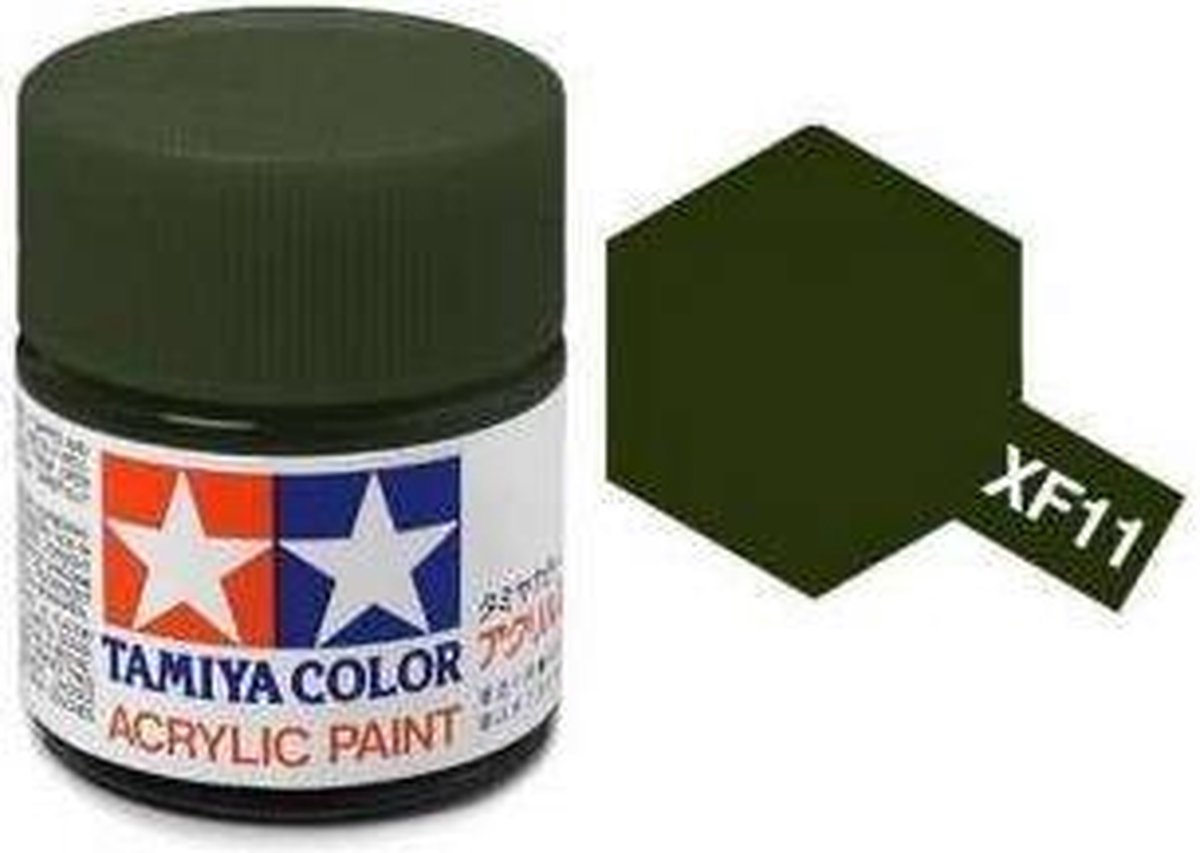 Tamiya XF-11 Japanese Navy Green - Matt - Acryl - 23ml Verf potje