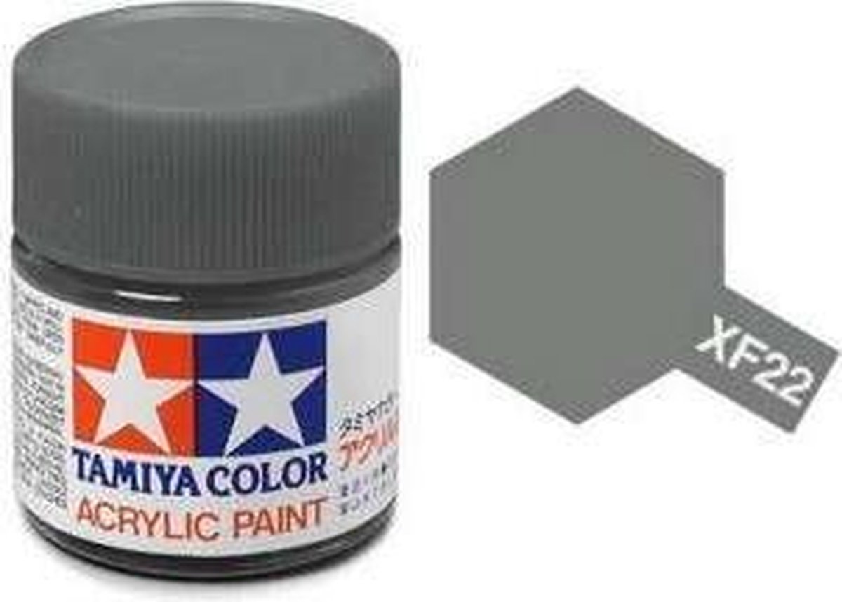 Tamiya XF-22 Royal Marine Grey - Matt - Acryl - 23ml Verf potje