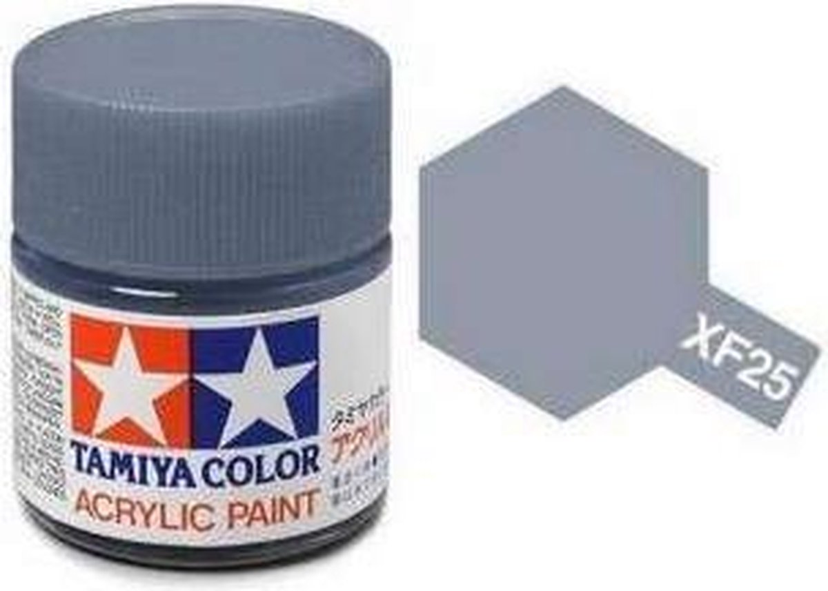 Tamiya XF-25 Light Sea Grey - Matt - Acryl - 23ml Verf potje