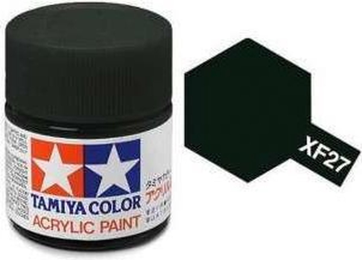 Tamiya XF-27 Black Green - Matt - Acryl - 23ml Verf potje